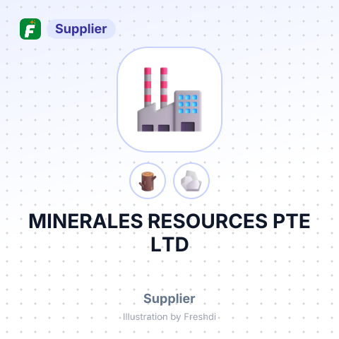 MINERALES RESOURCES PTE LTD – summary card, no photo uploaded yet