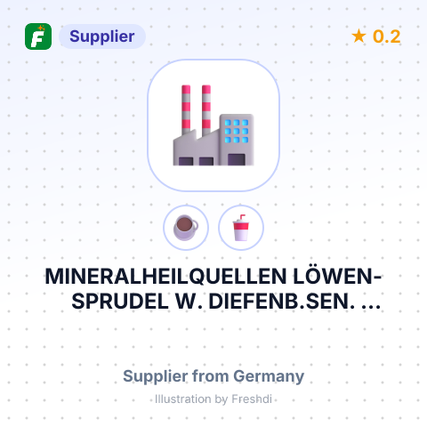 MINERALHEILQUELLEN LÖWEN-SPRUDEL W. DIEFENB.SEN. NACHFOLGER GMBH & CO. KG – summary card, no photo uploaded yet