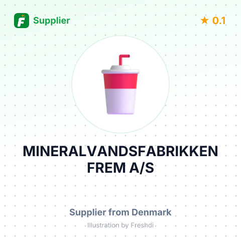 MINERALVANDSFABRIKKEN FREM A/S – summary card, no photo uploaded yet