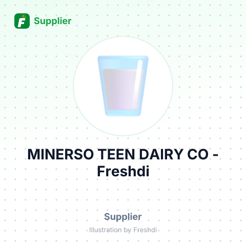 MINERSO TEEN DAIRY CO – summary card, no photo uploaded yet