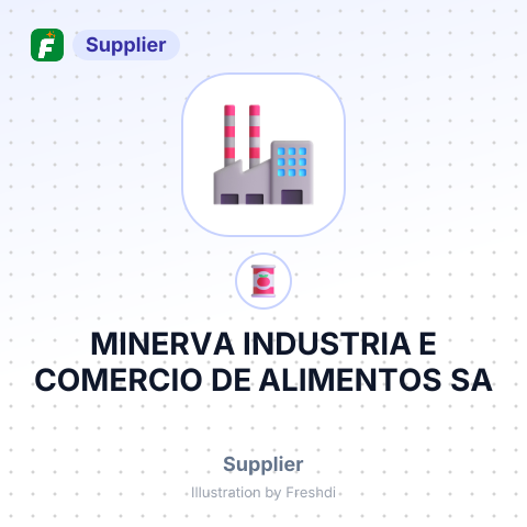 MINERVA INDUSTRIA E COMERCIO DE ALIMENTOS SA – summary card, no photo uploaded yet