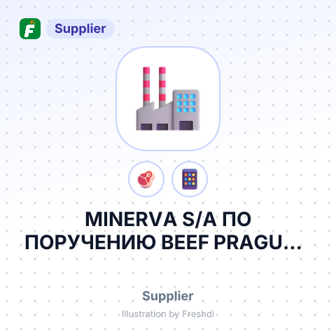 MINERVA S/A ПО ПОРУЧЕНИЮ ВЕЕF PRAGUAY S.A – summary card, no photo uploaded yet