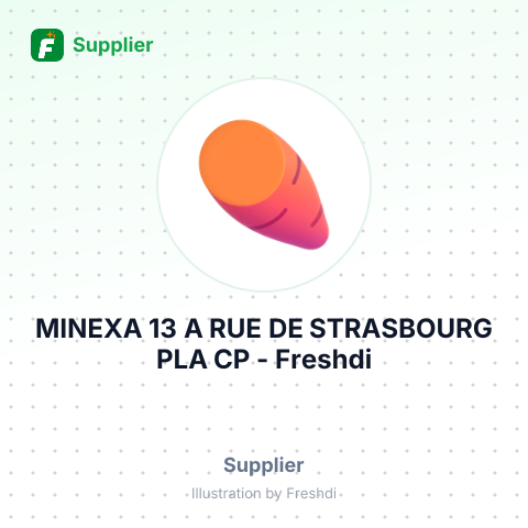MINEXA 13 A RUE DE STRASBOURG PLA CP – summary card, no photo uploaded yet
