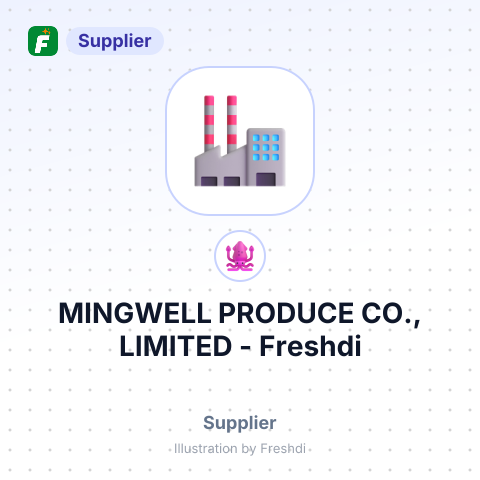 MINGWELL PRODUCE CO., LIMITED – summary card, no photo uploaded yet
