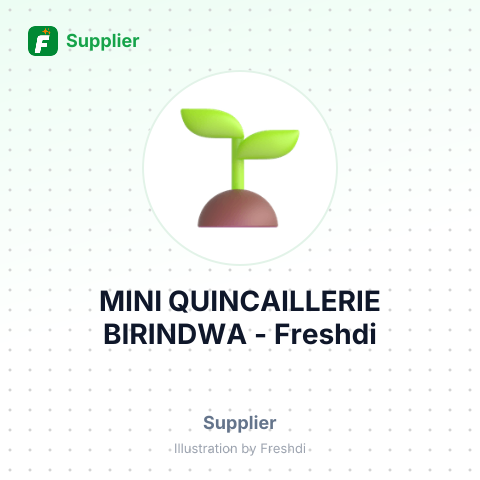 MINI QUINCAILLERIE BIRINDWA – summary card, no photo uploaded yet