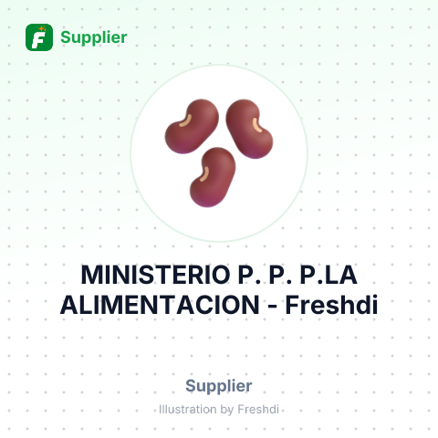 MINISTERIO P. P. P.LA ALIMENTACION – summary card, no photo uploaded yet