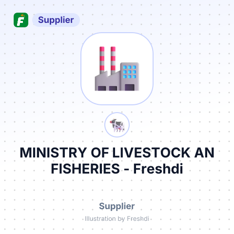 MINISTRY OF LIVESTOCK AN FISHERIES – summary card, no photo uploaded yet