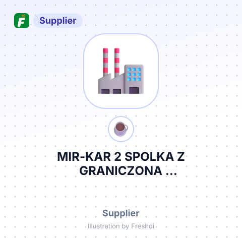 MIR-KAR 2 SPOLKA Z GRANICZONA ODPOWIEDZIALNOSCIA – summary card, no photo uploaded yet