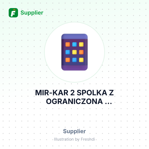 MIR-KAR 2 SPOLKA Z OGRANICZONA ODPOWIEDZIALNOSCIA – summary card, no photo uploaded yet