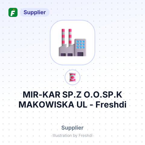 MIR-KAR SP.Z O.O.SP.K MAKOWISKA UL – summary card, no photo uploaded yet