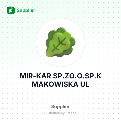 MIR-KAR SP.ZO.O.SP.K MAKOWISKA UL – summary card, no photo uploaded yet