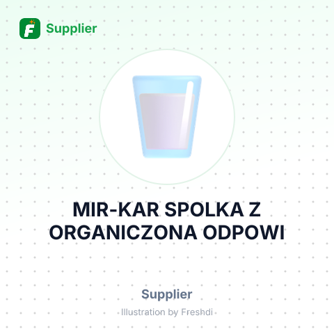 MIR-KAR SPOLKA Z ORGANICZONA ODPOWI – summary card, no photo uploaded yet
