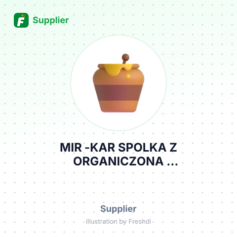 MIR -KAR SPOLKA Z ORGANICZONA ODPOWIEDZIALNOSCIA – summary card, no photo uploaded yet