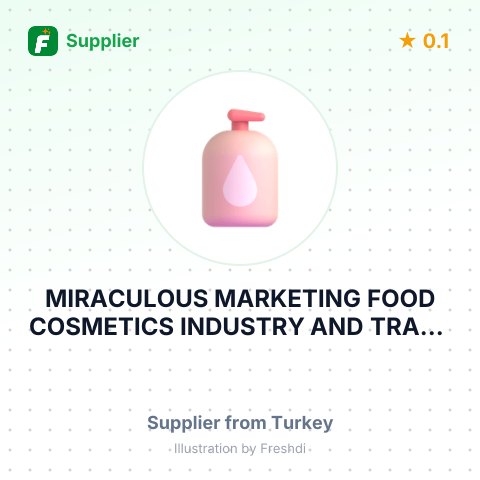 MIRACULOUS MARKETING FOOD COSMETICS INDUSTRY AND TRADE LTD – summary card, no photo uploaded yet