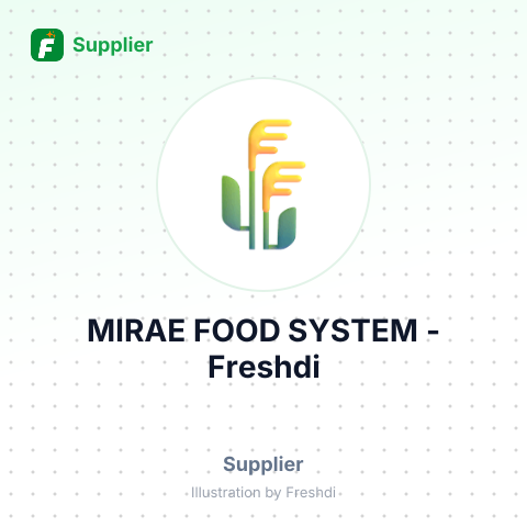 MIRAE FOOD SYSTEM – summary card, no photo uploaded yet