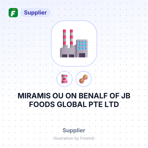 MIRAMIS OU ON BENALF OF JB FOODS GLOBAL PTE LTD – summary card, no photo uploaded yet