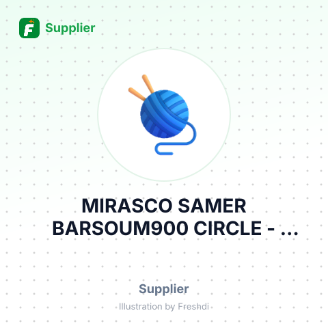 MIRASCO SAMER BARSOUM900 CIRCLE – summary card, no photo uploaded yet