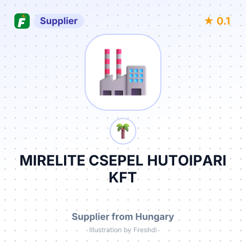 MIRELITE CSEPEL HUTOIPARI KFT – summary card, no photo uploaded yet