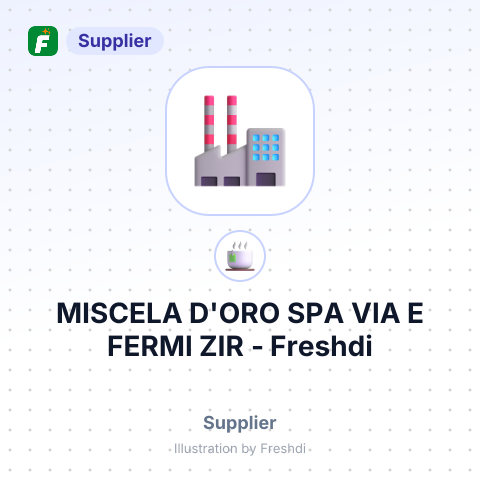 MISCELA D'ORO SPA VIA E FERMI ZIR – summary card, no photo uploaded yet