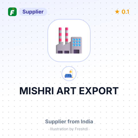 MISHRI ART EXPORT – summary card, no photo uploaded yet