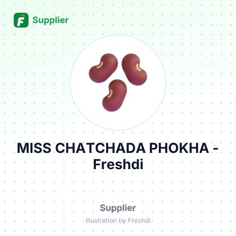 MISS CHATCHADA PHOKHA – summary card, no photo uploaded yet