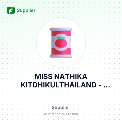 MISS NATHIKA KITDHIKULTHAILAND – summary card, no photo uploaded yet