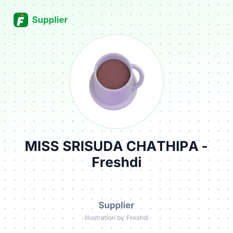 MISS SRISUDA CHATHIPA – summary card, no photo uploaded yet