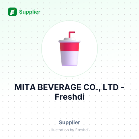 MITA BEVERAGE CO., LTD – summary card, no photo uploaded yet