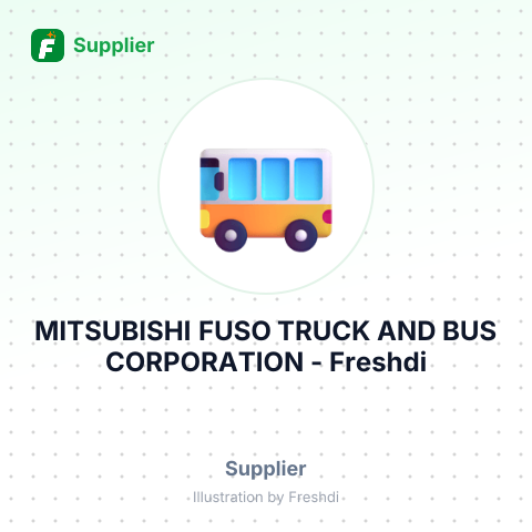 MITSUBISHI FUSO TRUCK AND BUS CORPORATION – summary card, no photo uploaded yet