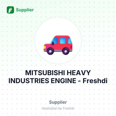 MITSUBISHI HEAVY INDUSTRIES ENGINE – summary card, no photo uploaded yet
