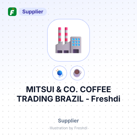 MITSUI & CO. COFFEE TRADING BRAZIL – summary card, no photo uploaded yet