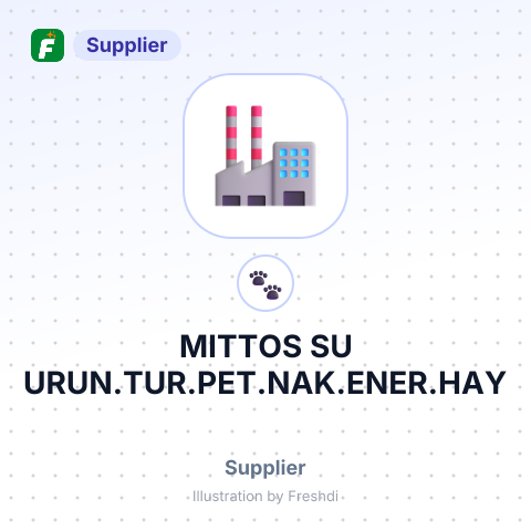 MITTOS SU URUN.TUR.PET.NAK.ENER.HAY – summary card, no photo uploaded yet