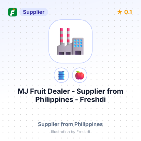 MJ Fruit Dealer  – summary card, no photo uploaded yet