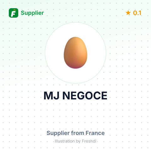 MJ NEGOCE – summary card, no photo uploaded yet