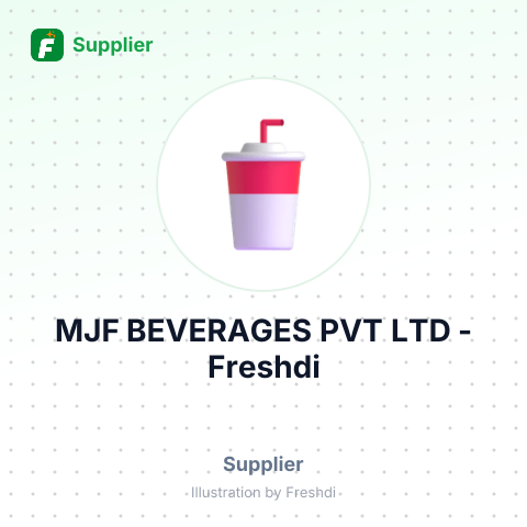 MJF BEVERAGES PVT LTD – summary card, no photo uploaded yet