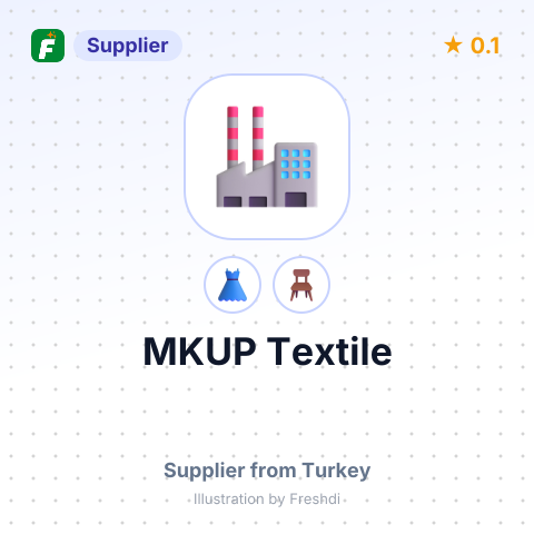 MKUP Textile – summary card, no photo uploaded yet