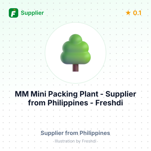 MM Mini Packing Plant  – summary card, no photo uploaded yet