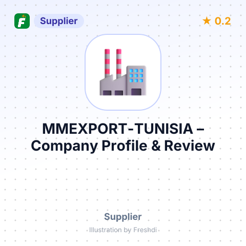 MMEXPORT-TUNISIA – summary card, no photo uploaded yet