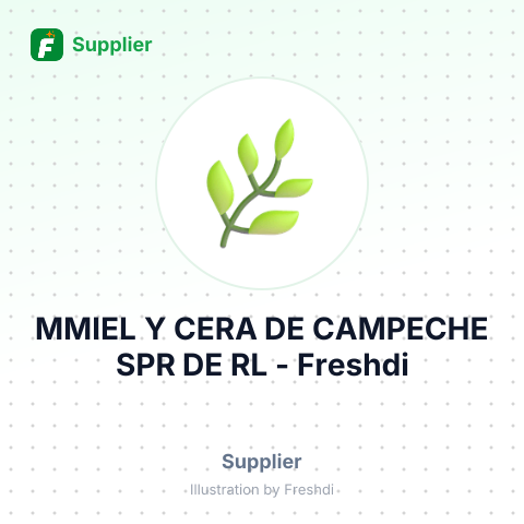 MMIEL Y CERA DE CAMPECHE SPR DE RL – summary card, no photo uploaded yet