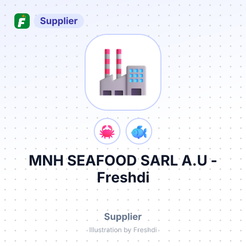 MNH SEAFOOD SARL A.U – summary card, no photo uploaded yet