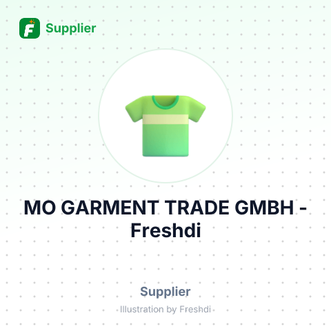 MO GARMENT TRADE GMBH – summary card, no photo uploaded yet