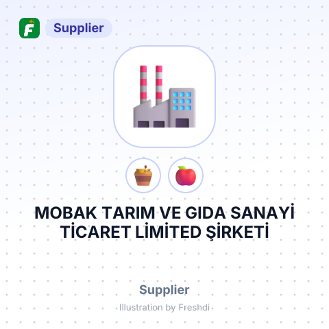 MOBAK TARIM VE GIDA SANAYİ TİCARET LİMİTED ŞİRKETİ – summary card, no photo uploaded yet
