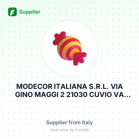 MODECOR ITALIANA S.R.L. VIA GINO MAGGI 2 21030 CUVIO VA ITALIA – summary card, no photo uploaded yet