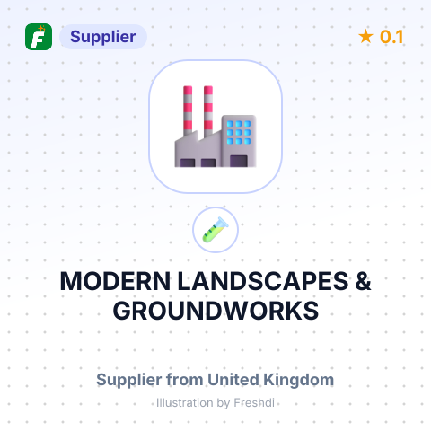 MODERN LANDSCAPES & GROUNDWORKS – summary card, no photo uploaded yet