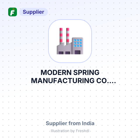 MODERN SPRING MANUFACTURING CO.(COMPRESSED AIR ... – summary card, no photo uploaded yet