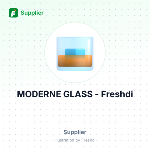 MODERNE GLASS – summary card, no photo uploaded yet