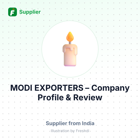 MODI EXPORTERS – summary card, no photo uploaded yet