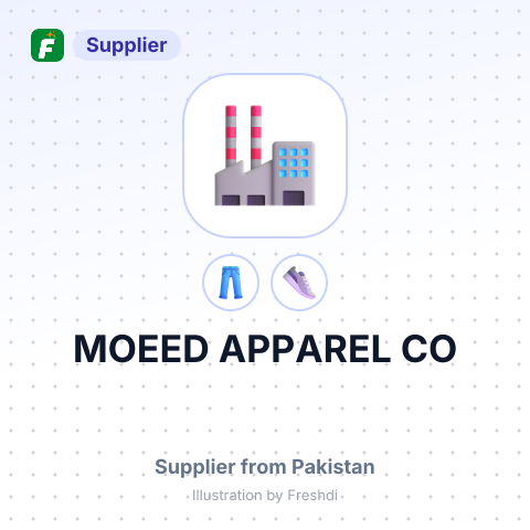 MOEED APPAREL CO – summary card, no photo uploaded yet