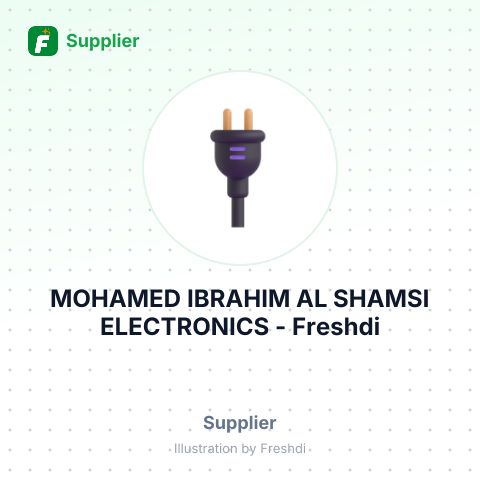 MOHAMED IBRAHIM AL SHAMSI ELECTRONICS – summary card, no photo uploaded yet