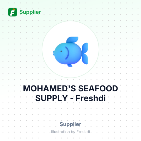 MOHAMED'S SEAFOOD SUPPLY – summary card, no photo uploaded yet